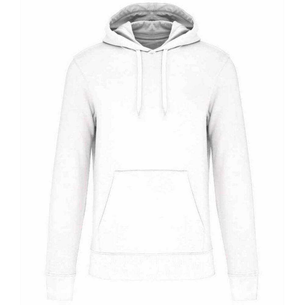 Kariban Mens Eco Friendly Hoodie / White